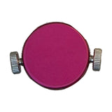 Maxbell Stainless Steel Eyebrow Stencil Compact Makeup Tool for Practice Gift Travel rose