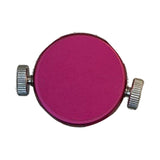 Maxbell Stainless Steel Eyebrow Stencil Compact Makeup Tool for Practice Gift Travel rose