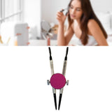 Maxbell Stainless Steel Eyebrow Stencil Compact Makeup Tool for Practice Gift Travel rose