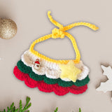 Maxbell Knitting Cat Collar Dog Collar for Cat Small Medium Dog Christmas Decoration S