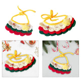 Maxbell Knitting Cat Collar Dog Collar for Cat Small Medium Dog Christmas Decoration S