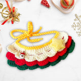 Knitting Cat Collar Dog Collar for Cat Small Medium Dog Christmas Decoration M