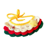 Knitting Cat Collar Dog Collar for Cat Small Medium Dog Christmas Decoration M