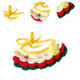 Knitting Cat Collar Dog Collar for Cat Small Medium Dog Christmas Decoration M