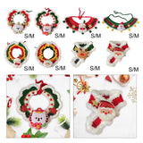 Maxbell Cat Knitted Collar for Dogs Cats Kitten Necklace Scarf for Christmas Holiday S