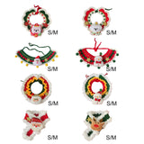 Maxbell Cat Knitted Collar for Dogs Cats Kitten Necklace Scarf for Christmas Holiday S
