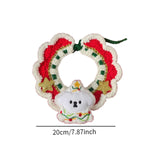 Maxbell Cat Knitted Collar for Dogs Cats Kitten Necklace Scarf for Christmas Holiday S