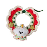 Maxbell Cat Knitted Collar for Dogs Cats Kitten Necklace Scarf for Christmas Holiday M