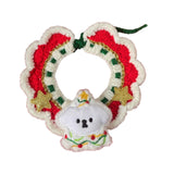 Maxbell Cat Knitted Collar for Dogs Cats Kitten Necklace Scarf for Christmas Holiday M