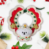 Maxbell Cat Knitted Collar for Dogs Cats Kitten Necklace Scarf for Christmas Holiday M