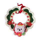 Maxbell Cat Knitted Collar Festive Decoration Dress up Soft for Dogs Cats Hand Woven cat S