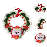 Maxbell Cat Knitted Collar Festive Decoration Dress up Soft for Dogs Cats Hand Woven Cats M