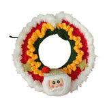Maxbell Cat Knitted Collar Festive Decoration Dress up Soft for Dogs Cats Hand Woven santa claus S