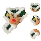 Maxbell Pet Winter Neck Warmer Dog Christmas Knitted Scarf for Small Dogs Puppy Cats Green S