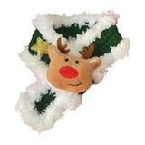 Maxbell Pet Winter Neck Warmer Dog Christmas Knitted Scarf for Small Dogs Puppy Cats Green M