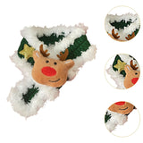 Maxbell Pet Winter Neck Warmer Dog Christmas Knitted Scarf for Small Dogs Puppy Cats Green M