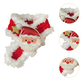Maxbell Pet Winter Neck Warmer Dog Christmas Knitted Scarf for Small Dogs Puppy Cats Red S