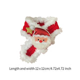 Maxbell Pet Winter Neck Warmer Dog Christmas Knitted Scarf for Small Dogs Puppy Cats Red M
