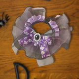 Halloween Cat Collar Halloween Party Decoration Holiday Neckwear for Festive Violet M