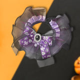 Halloween Cat Collar Halloween Party Decoration Holiday Neckwear for Festive Violet M