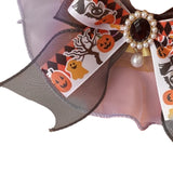 Halloween Cat Collar Halloween Party Decoration Holiday Neckwear for Festive Orange Violet S