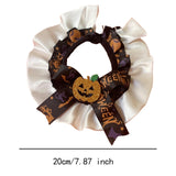 Maxbell Pet Halloween Pumpkin Costume Decorative Pet Neckwear for Kitten Puppy black S