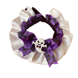 Maxbell Pet Halloween Pumpkin Costume Decorative Pet Neckwear for Kitten Puppy Purple M