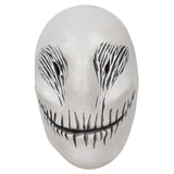 Skellington Costume Mask Realistic Latex Mask for Halloween Carnival Cosplay