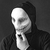 Skellington Costume Mask Realistic Latex Mask for Halloween Carnival Cosplay