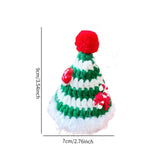 Maxbell Christmas Dog Hat Cosplay Holiday Decoration Dog Cap for Daily Costume Party S white green