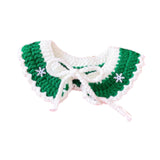 Pet Christmas Costume Xmas Pet Clothes for New Year Party Supplies Cats Dogs S green