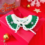 Pet Christmas Costume Xmas Pet Clothes for New Year Party Supplies Cats Dogs S green