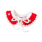 Pet Christmas Costume Xmas Pet Clothes for New Year Party Supplies Cats Dogs S red