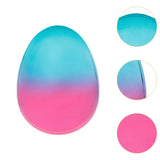 Maxbell Egg Round Shape Comb Portable Massage Detangling Brush for Salon Home Travel Colorful