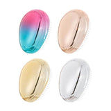 Maxbell Egg Round Shape Comb Portable Massage Detangling Brush for Salon Home Travel Colorful