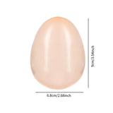 Maxbell Egg Round Shape Comb Portable Massage Detangling Brush for Salon Home Travel Rose Pink