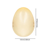 Maxbell Egg Round Shape Comb Portable Massage Detangling Brush for Salon Home Travel Gold