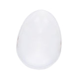 Maxbell Egg Round Shape Comb Portable Massage Detangling Brush for Salon Home Travel Argent