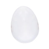 Maxbell Egg Round Shape Comb Portable Massage Detangling Brush for Salon Home Travel Argent