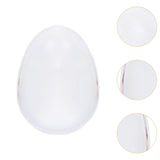 Maxbell Egg Round Shape Comb Portable Massage Detangling Brush for Salon Home Travel Argent