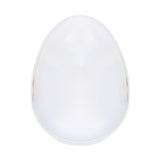 Maxbell Egg Round Shape Comb Portable Massage Detangling Brush for Salon Home Travel Argent