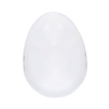 Maxbell Egg Round Shape Comb Portable Massage Detangling Brush for Salon Home Travel Argent