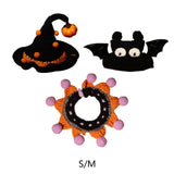 Maxbell Halloween Pet Costume Handmade Crochet Cat Decoration Cat Costume for Kitten S  Pumpkin Bib