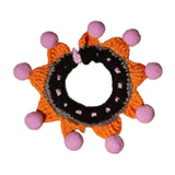 Maxbell Halloween Pet Costume Handmade Crochet Cat Decoration Cat Costume for Kitten M  Pumpkin Bib