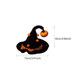 Maxbell Halloween Pet Costume Handmade Crochet Cat Decoration Cat Costume for Kitten M Witch pumpkin hat