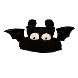 Maxbell Halloween Pet Costume Handmade Crochet Cat Decoration Cat Costume for Kitten S Bat hat