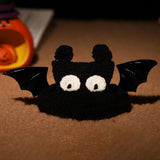 Maxbell Halloween Pet Costume Handmade Crochet Cat Decoration Cat Costume for Kitten S Bat hat
