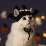Maxbell Halloween Pet Costume Handmade Crochet Cat Decoration Cat Costume for Kitten S Bat hat