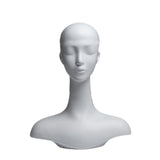 Mannequin Head Realistic Multipurpose Wig Holder for Necklace Hat Displayiny