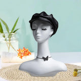 Mannequin Head Realistic Multipurpose Wig Holder for Necklace Hat Displayiny